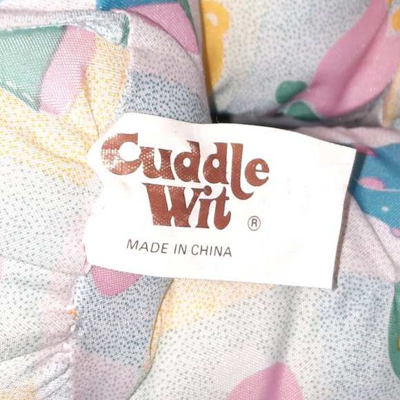 Vintage 1989 Cuddle Wit White Elephant Cloth Outfit Stuffed Plush Toy 11" - Picture 8 of 10